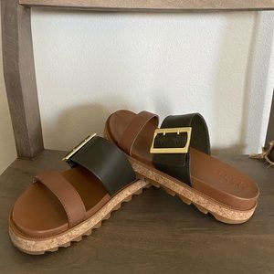 Sorel Roaming Buckle Slide Sandal Sz 6.5 NWT